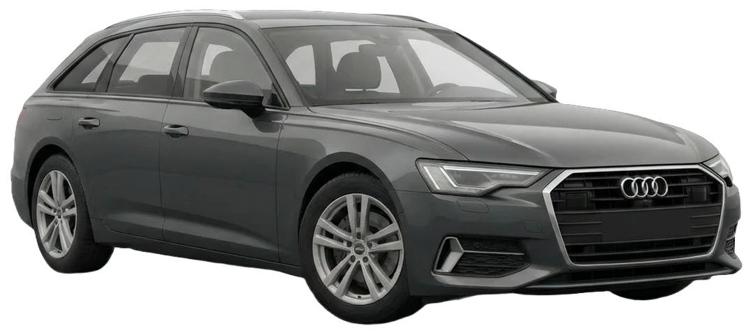 Audi A6, rendered from the API