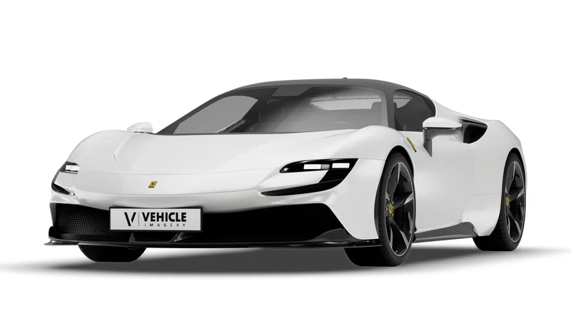 Ferrari SF90 Stradale, Studio-Render direkt aus der API