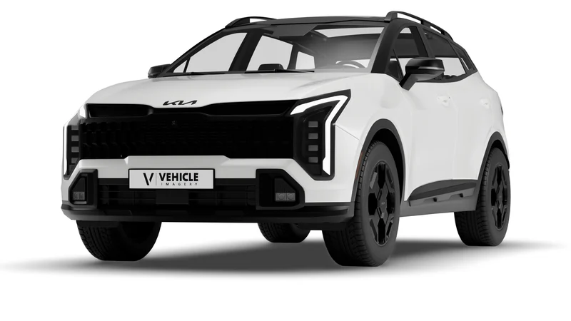 Kia Sportage, Studio-Render direkt aus der API