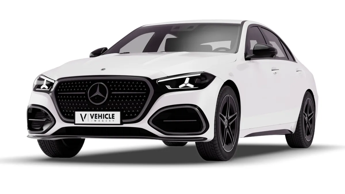 Mercedes-Benz C-Class con nuestro logo en la placa