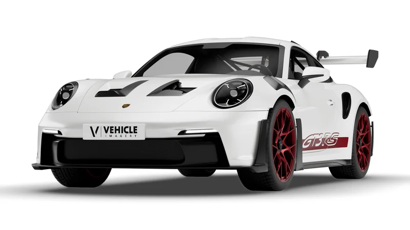 Porsche 911 GT3 RS, Studio-Rendering direkt aus der API