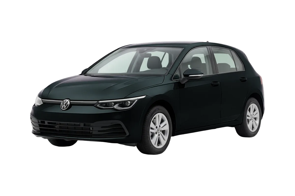 Volkswagen Golf في اللون Alaska Green