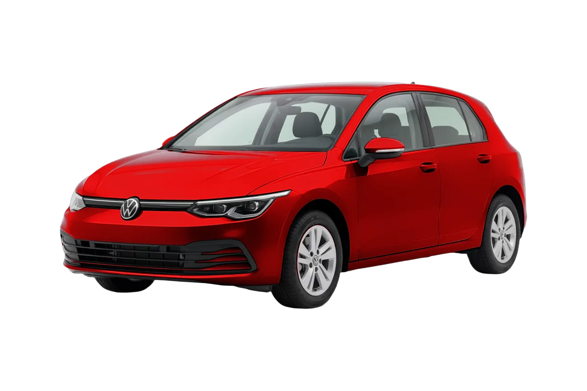 Volkswagen Golf في اللون Amaryllis Red Metallic