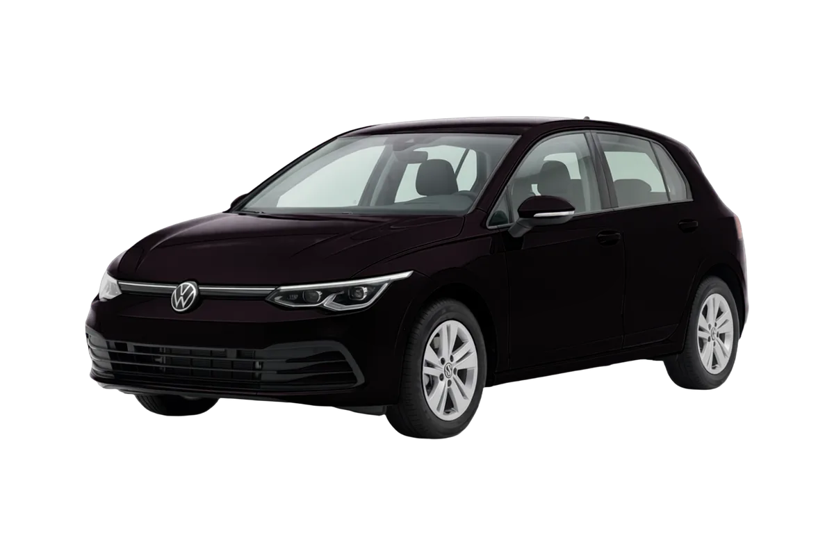 Volkswagen Golf في اللون Black Berry Metallic