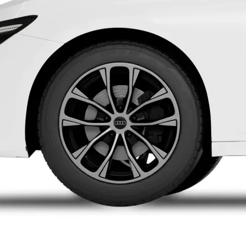 Vorderes Rad des Audi A6 Avant