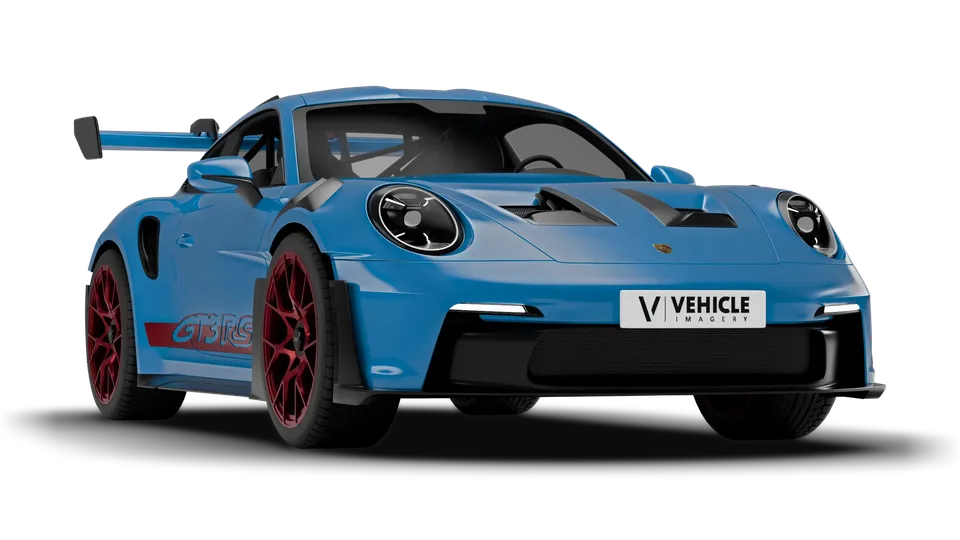 Porsche 911 GT3 RS باللون #0091d5