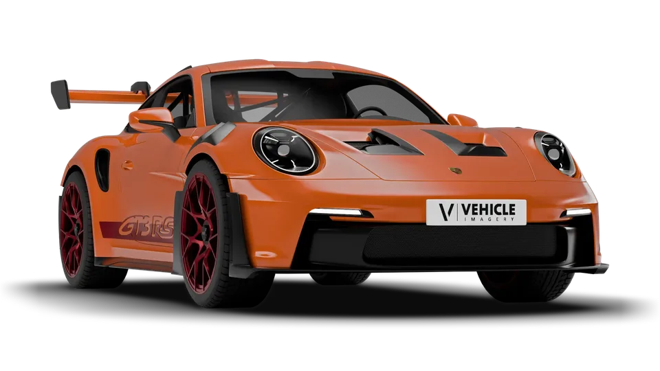 Porsche 911 GT3 RS باللون #ff6a13