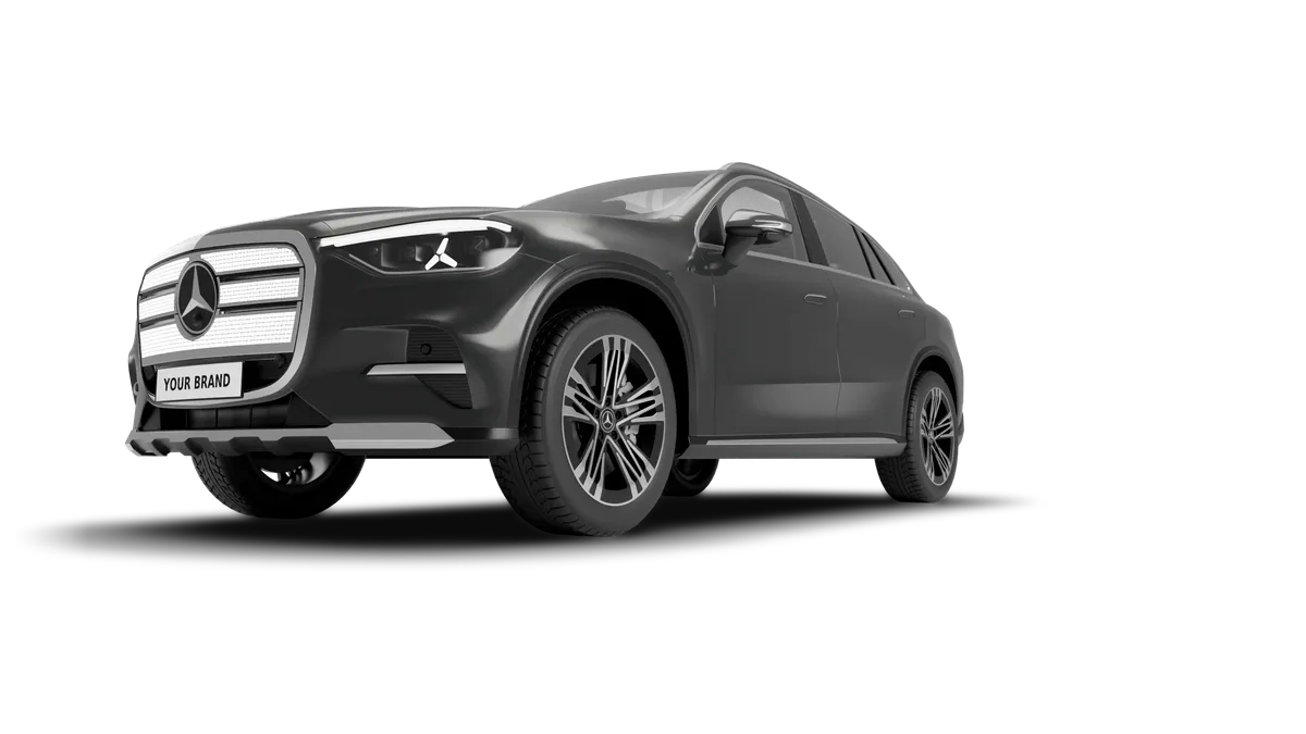 Mercedes-Benz GLC EQ con "TU MARCA" en la placa