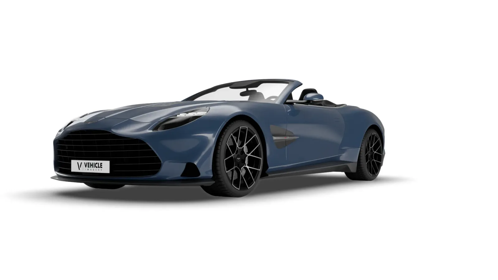 Aston Martin Vanquish Volante en un fondo de estudio, background=white
