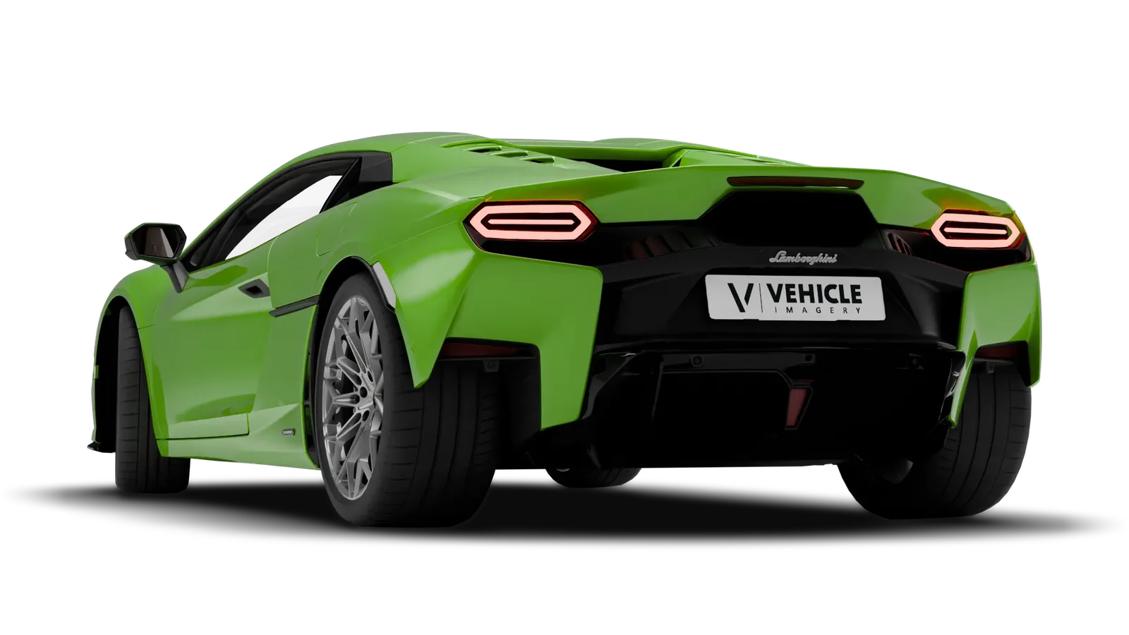 Lamborghini Temerario, rear left, with shadow