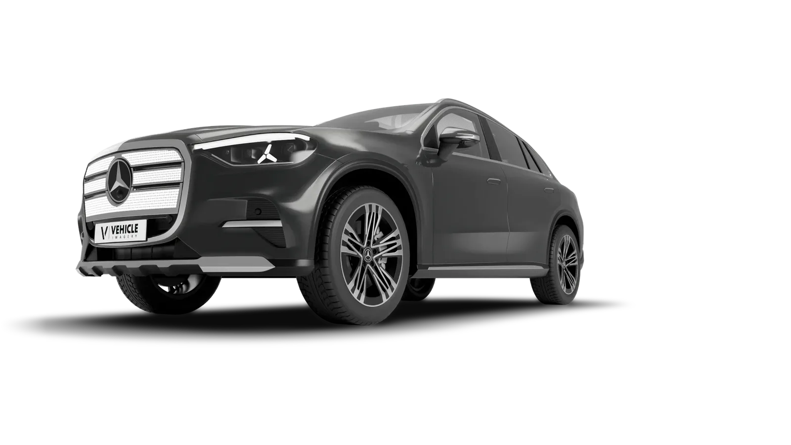 Mercedes-Benz GLC EQ con nuestro logo en la placa